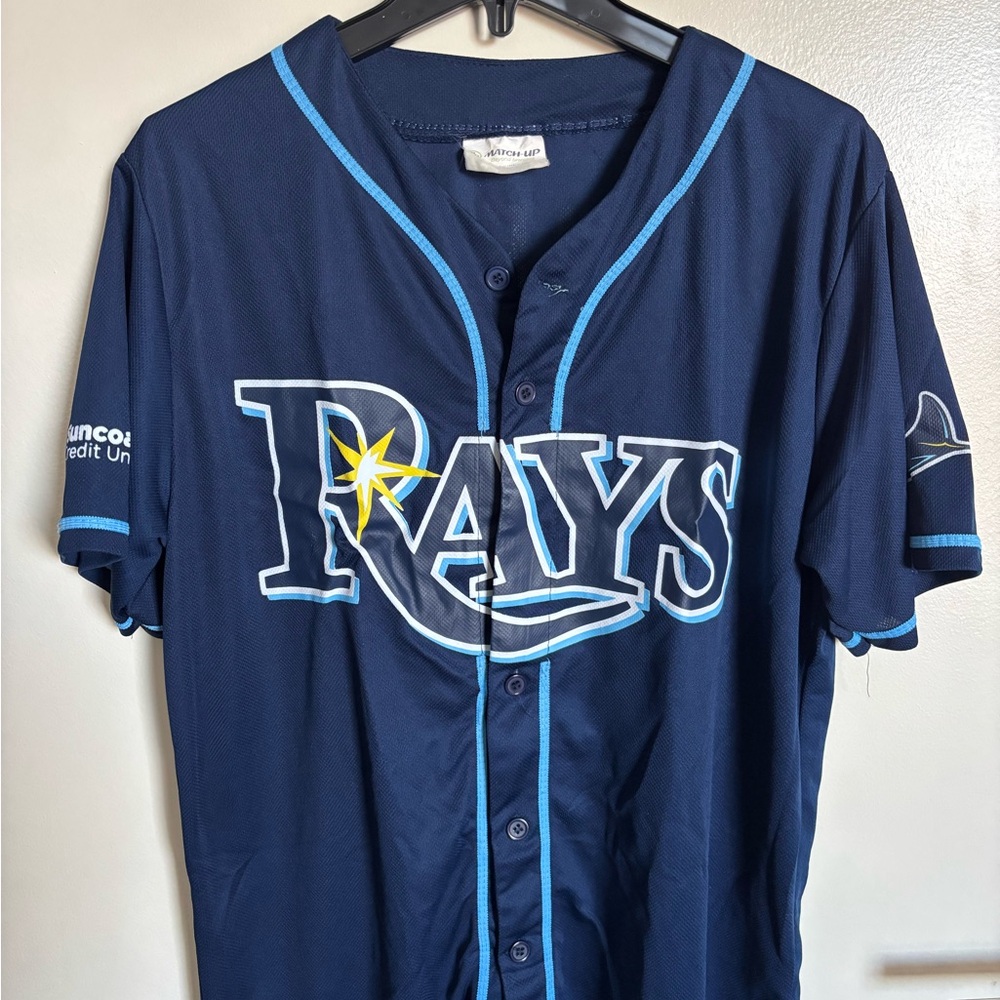 Match Navy and Light Blue Jersey